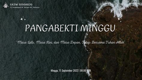 Pangabekti Minggu September Youtube