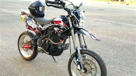 40 Contoh Modifikasi Supermoto Dtracker 150 Baru Akmotir