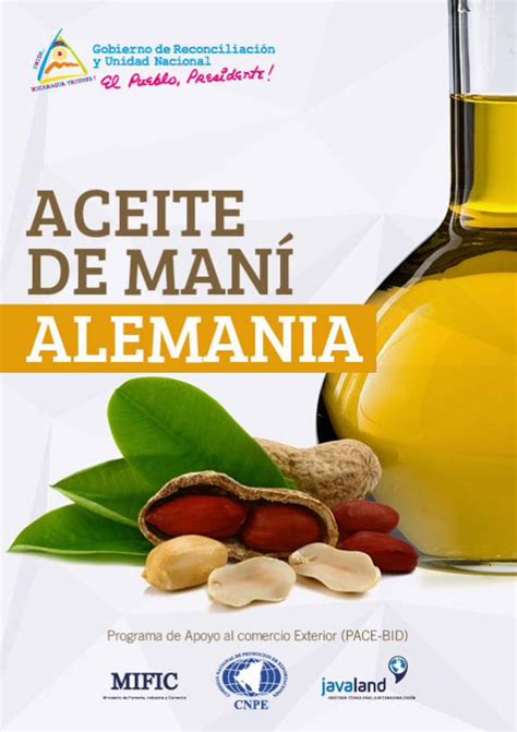 Pdf Cnpe Fichas Producto El Aceite De Cacahuate O Aceite De Man