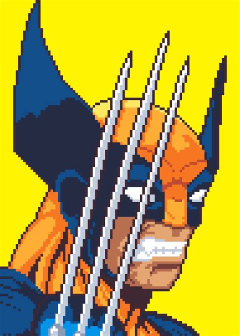 Wolverine Pixel Art Pattern Pixel Art Pattern Pixel Art Pixel Art Games