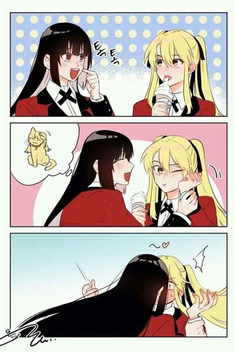 Yumeko Y Mary Anime Manga Kakegurui Yuri Manga Yuri Anime