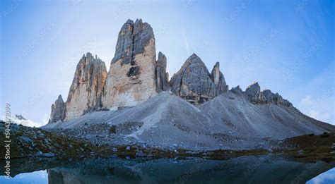 The Three Peaks Of Lavaredo One Of The Most Beautiful And Famous