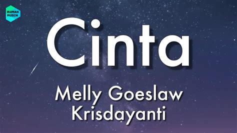 Melly Goeslaw Feat Krisdayanti Cinta Lirik Lagu YouTube