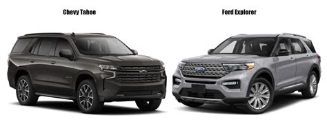 2021 Ford Explorer Vs 2021 Chevy Tahoe D Orazio Ford