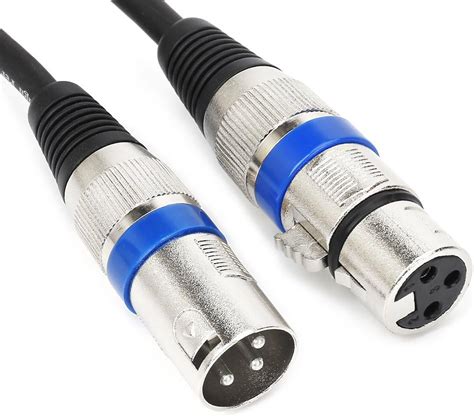 Câble audio équilibré professionnel XLR 3 broches mâle vers connecteur