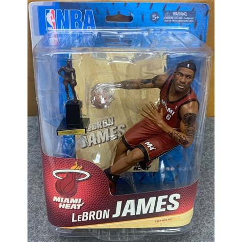 Mcfarlane Toys 麥法蘭 Nba Lebron James 熱火隊 公仔 全新未拆 小皇帝 雷霸龍 蝦皮購物