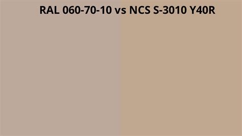 Ral 060 70 10 Vs Ncs S 3010 Y40r Ral Colour Chart Uk