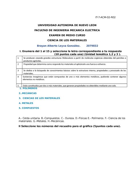 Copia De Examen Medio Curso 2021 IT 7 ACM 02 R UNIVERSIDAD AUTONOMA