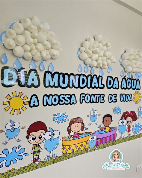 Painel Dia Mundial Da Gua Materiais Para Profes Seu Portal De Recursos