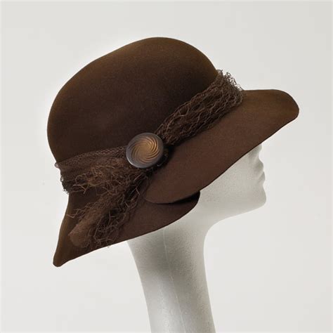 Dark Brown Womans Hat With Small Brim By Suzseams On Etsy 12000