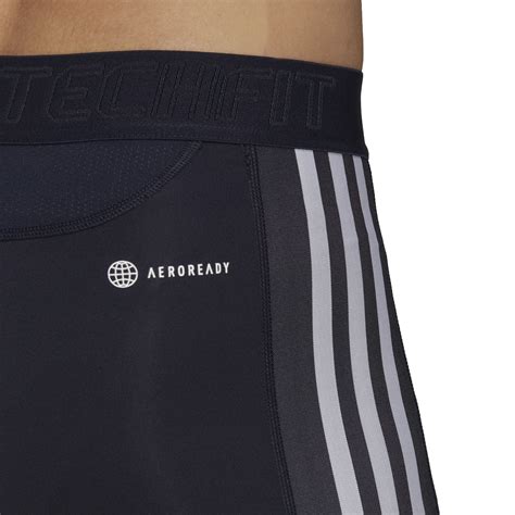 Adidas Herren Techfit 3 Streifen Training Lange Tight Sport Fischmann