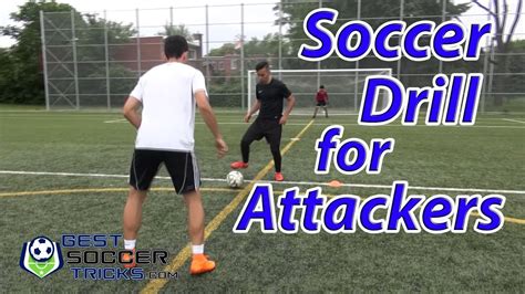 1v1 Soccer Drill For Attackers Youtube