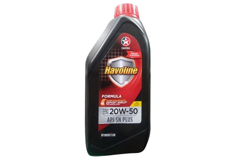 Caltex Havoline Formula 20W50 1L I Sun Master Tires