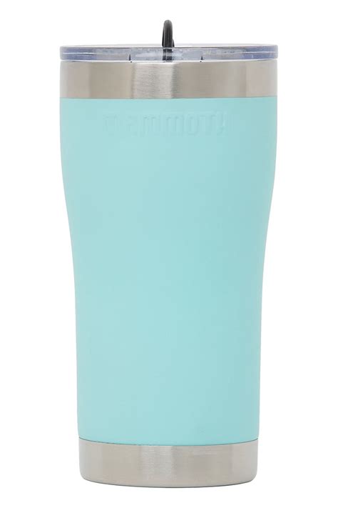 Mammoth 20 Ounce Stainless Steel Insulated Tumbler With Lid Sea Foam Green