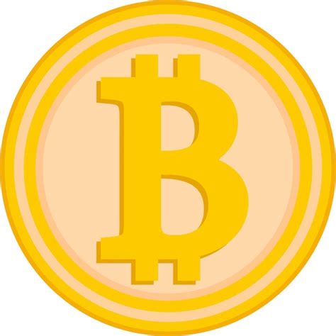 L icône Bitcoin Symbole De Paiement Le Logo De La Crypto monnaie Un