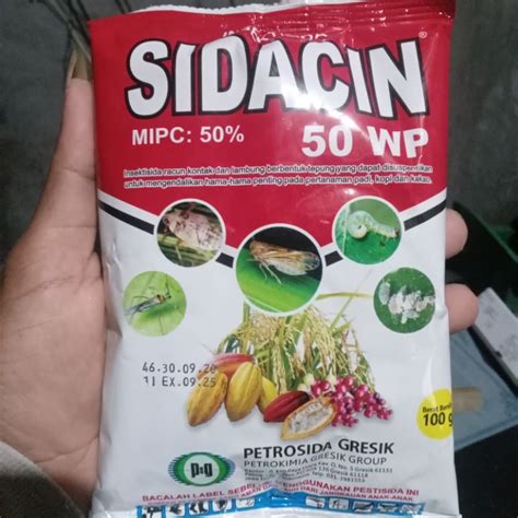 Jual Insektisida Sidacin MIPC 50 50 WP 100GR Shopee Indonesia