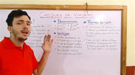 CHEQUES DE VIAJERO YouTube