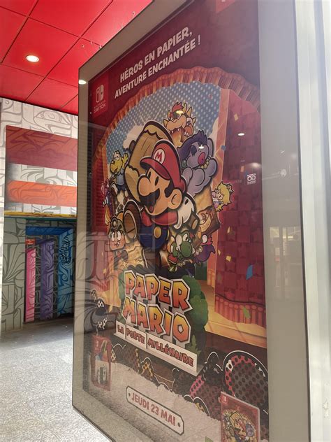 Paper Mario TTYD remake ad in Paris : r/papermario