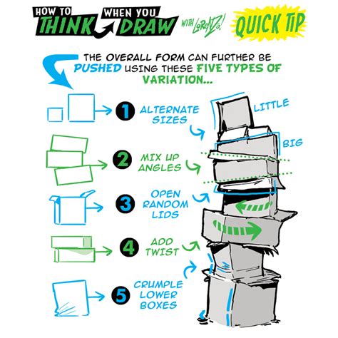 How To Draw Piles Of Variety Quick Tip Learnuary By