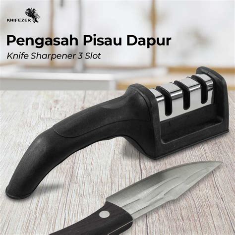 Jual Knifezer Hao Chu Kang Pengasah Pisau Dapur Knife Sharpener