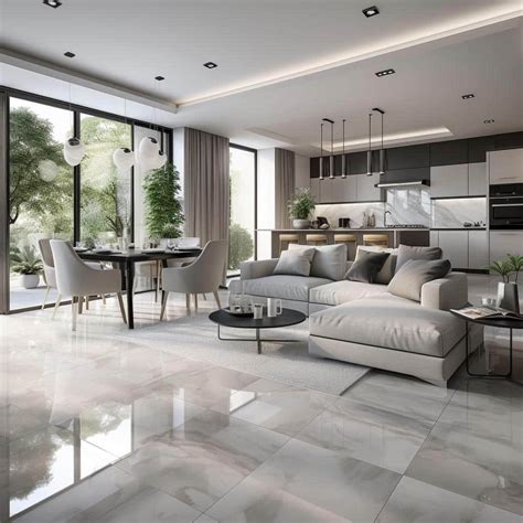 Porcelanato Na Sala E Cozinha - Porcelanato para sala e cozinha: Descubra as 5 vantagens e dicas ...