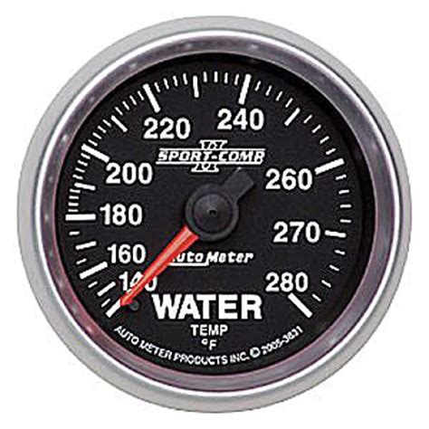 Street Rod Parts Instrument Gauges Auto Meter Sport Comp Ii