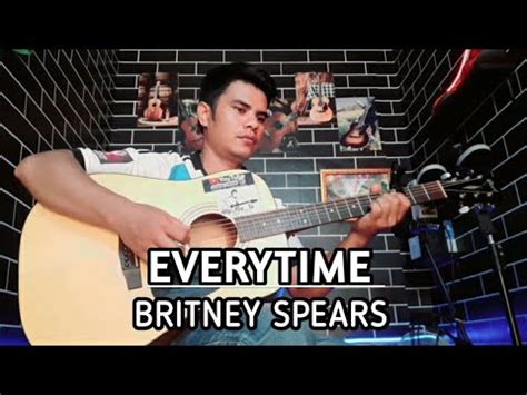 Everytime Britney Spears Cover Fingerstyle Guitar Lirycs Youtube