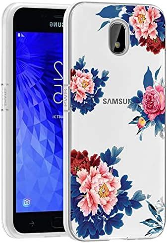 Amazon Galaxy J3 2018 Case Ueokeird Slim Shockproof Clear Floral