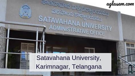 Satavahana University Results 2020 (Released) - B.A., B.Com, BSc ...