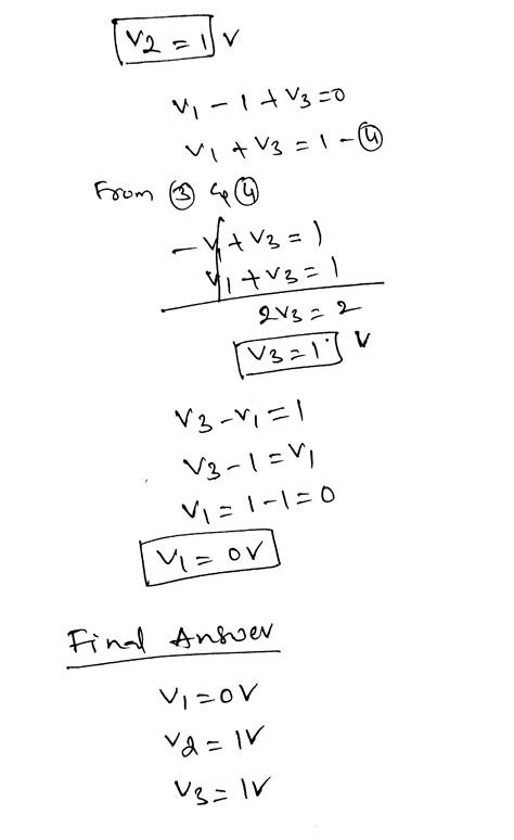 Solved Problem 3 30 Points Determine The Node Voltages In The