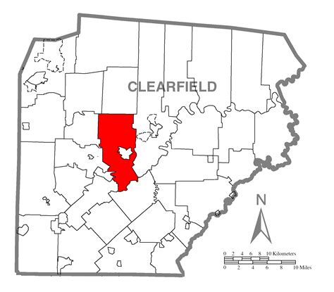 Filemap Of Pike Township Clearfield County Pennsylvania Highlighted