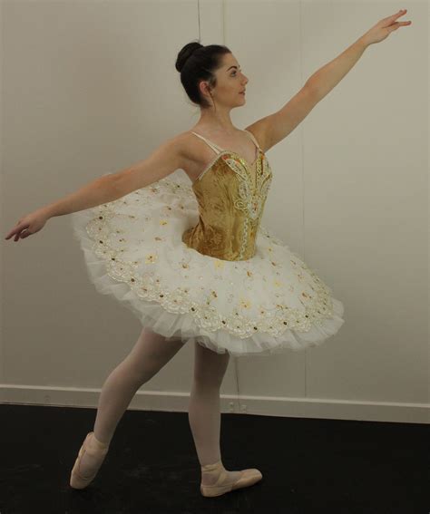 Just Ballet Old Gold Professional Tutu Hire Only