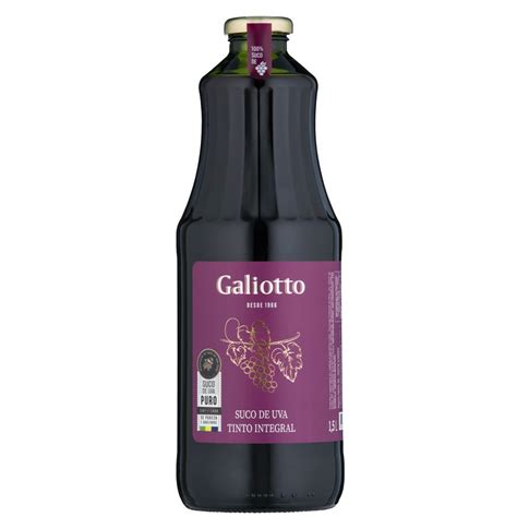 Suco De Uva Tinto Integral Galiotto L