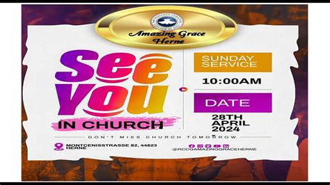 Rccg Live Service Sunday April 28th 2024 With Pst Sam Ogah Youtube