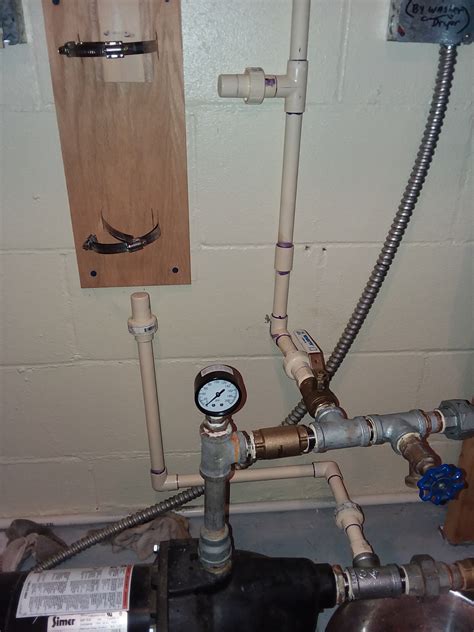 Don't put a check valve between the pump and the pressure tank (permaculture plumbing forum at ...