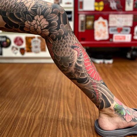 Unleash Your Inner Samurai With A Japanese Themed Leg Sleeve Discover