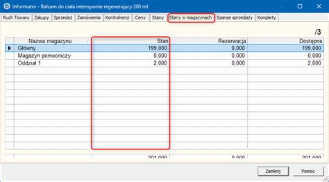 Subiekt Gt Jak Sprawdzi Stany Magazynowe Towar W Insert Gt