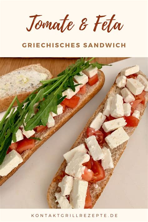 Tomate Feta Sandwich Im Baguette Optiwelt Rezepte Abendessen