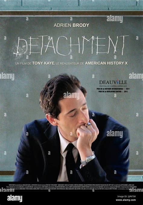 ADRIEN BRODY POSTER, DETACHMENT, 2011 Stock Photo - Alamy