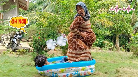 Dramaibu Hamil Mendadak Kontraksi Melahirkan Bayi Jumbo Dikolam