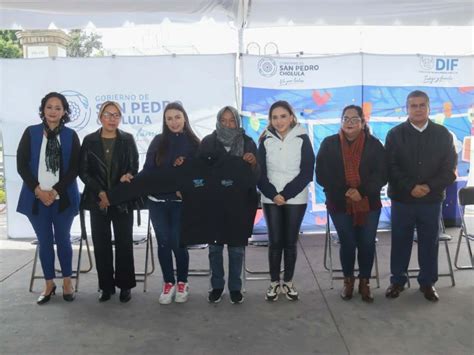 Paola Ang N Arranca Entrega De Chamarras En San Pedro Cholula Contundente