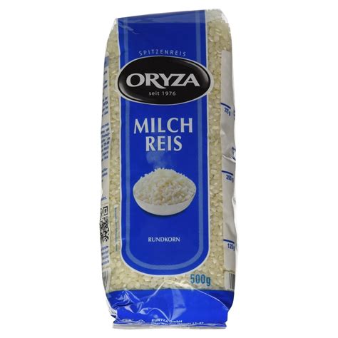 Oryza Milchreis Rundkorn 500 g Amazon de Lebensmittel Getränke