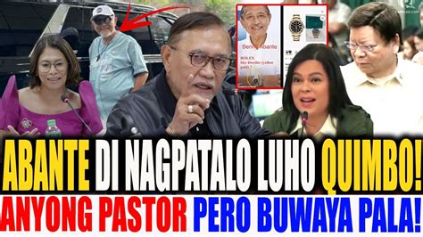 Cong Abante Luho Mas Grabe Kay Quimbo Singkayabang Buwayang Kongreso