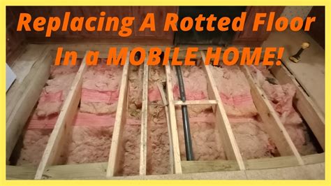 How To Replace A Rotted Floor In A Mobile Home Mobile Home Kitchen