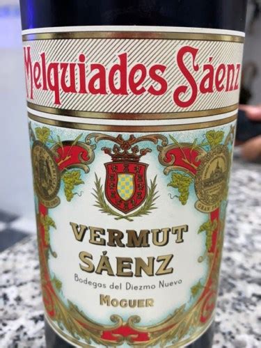 N V Bodegas del Diezmo Nuevo Vermut Sáenz Rojo Vivino US