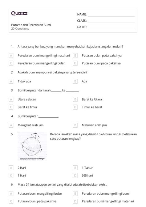 Lembar Kerja Waktu Ke Jam Seperempat Untuk Kelas Di Quizizz