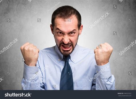 Angry Businessman Portrait Stock Photo 546525322 - Shutterstock