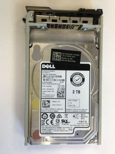 Dell Ent 0TMVN7 TMVN7 2TB ST2000NX0463 7 2K SAS 2 5 SFF 12Gbps Hard