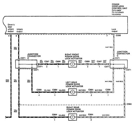 Acura Integra 1990 Wiring Diagrams Power Locks