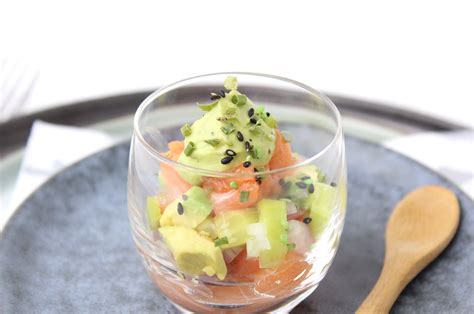 Heerlijke Amuse Hapjes Met Zalm En Avocado